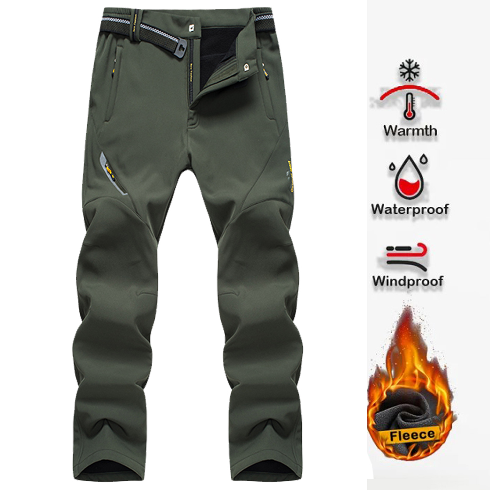 Winter Clothing Hiking - Pantalones de senderismo para hombre, pantalones