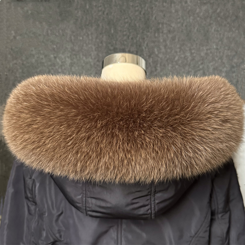 Cuello de piel de zorro Real p - Winter Clothing Pk reseña y precio