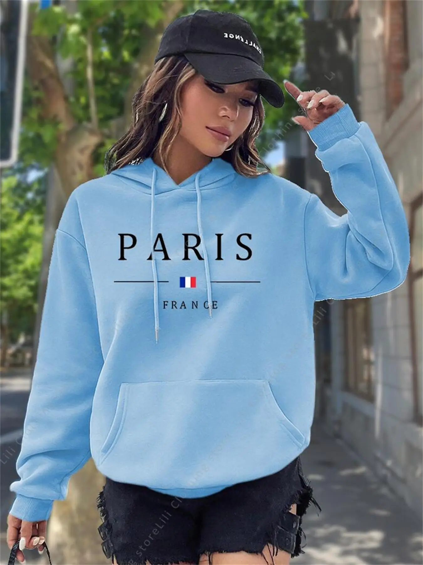 Sudadera con Capucha y Estampa - Winter Clothing Drawing reseña y precio