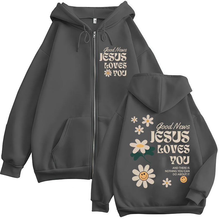 Buenas noticias, Jesús te ama, - Winter Clothing For Women reseña y precio