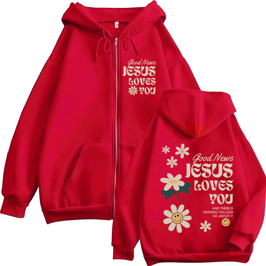 Buenas noticias, Jesús te ama, - Winter Clothing For Women reseña y precio